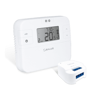 Instamat thermostat et récepteur encastré pour radiateur électrique design,  radiofréquence blanc - EL.BEDIENING.07 